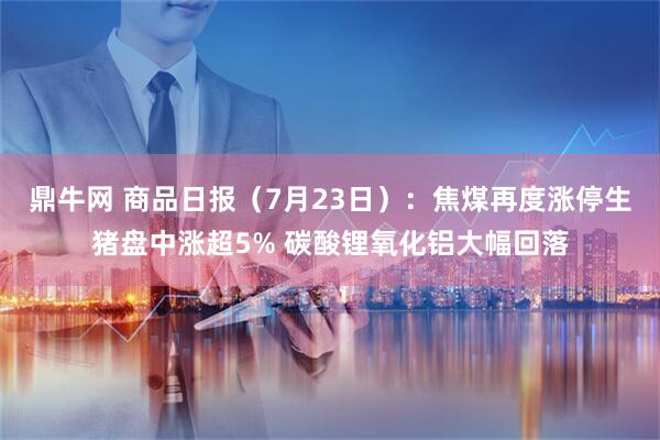 鼎牛网 商品日报（7月23日）：焦煤再度涨停生猪盘中涨超5% 碳酸锂氧化铝大幅回落