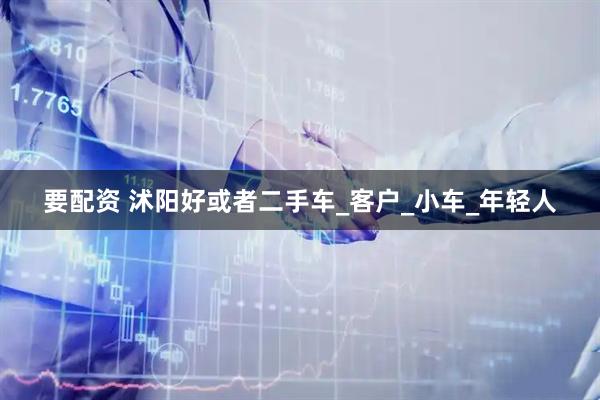 要配资 沭阳好或者二手车_客户_小车_年轻人