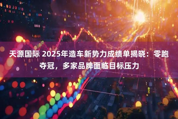 天源国际 2025年造车新势力成绩单揭晓：零跑夺冠，多家品牌面临目标压力